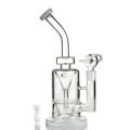 Saucer Perc Incycler Tubes en eau de fumée en verre à cigarettes (ES-GB-364)